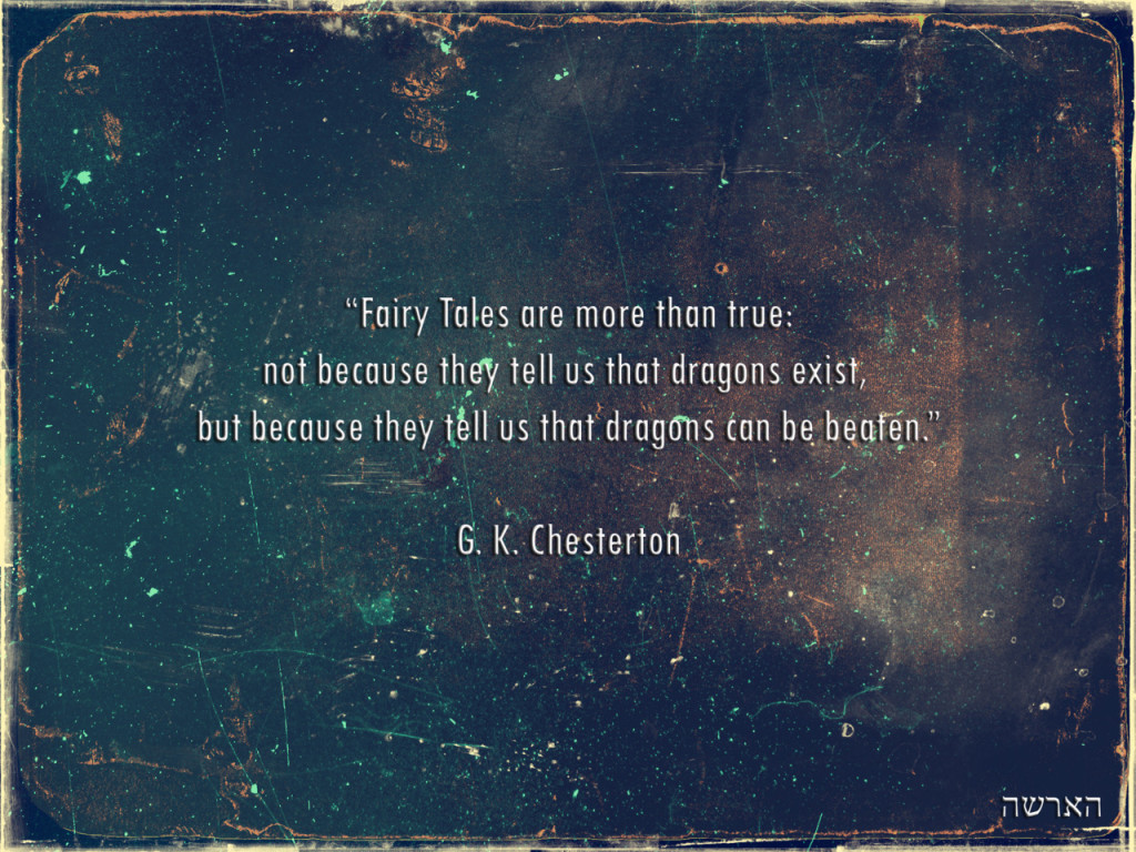Chesterton Quote Dragons